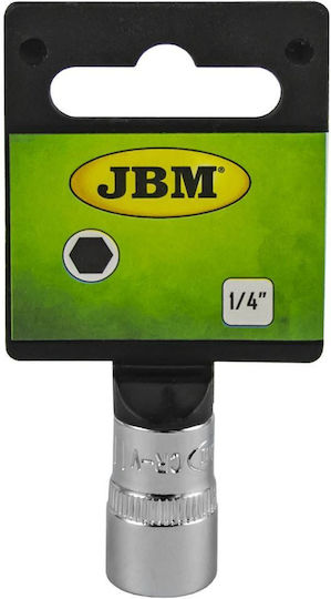 JBM Καρυδάκι με Καρέ Υποδοχής 1/4", HEX Διάμετρος 1/4" / 4