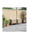 Garden Stool Cube Outdoor Rattan with Beige Cushion 2 Pieces 38x38x45cm