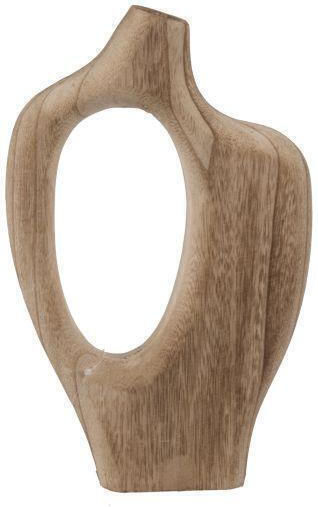 Βάζο Ξύλινο Καφέ 19.5x5xΥ31cm