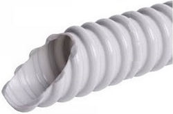 Courbi Spiralrohr Φ25 Weiß 30m