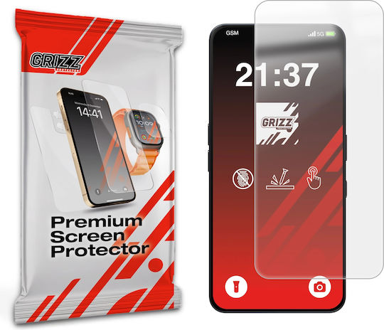 Grizzglass Paperscreen Protective Film Compatible Nothing Phone 3a Pro Transparent