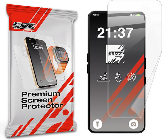 Grizzglass Ceramicfilm Protective Film Compatible Nothing Phone 3a Transparent