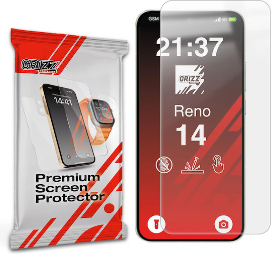 Grizzglass Paperscreen Protective Film Compatible Oppo Reno 14 Transparent