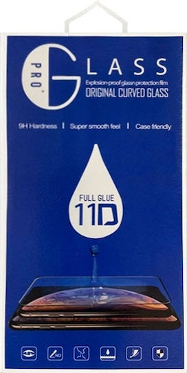 Full Cover Full Glue Screen Protector Glass Apple iPhone 14 Pro Black