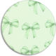 Pop Socket Light Green With Bows