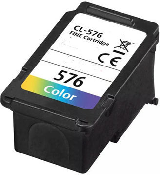 Kompatible Tintenpatrone InkJet Canon 576xl 12ml Mehrere (Farbe) 1 Stück
