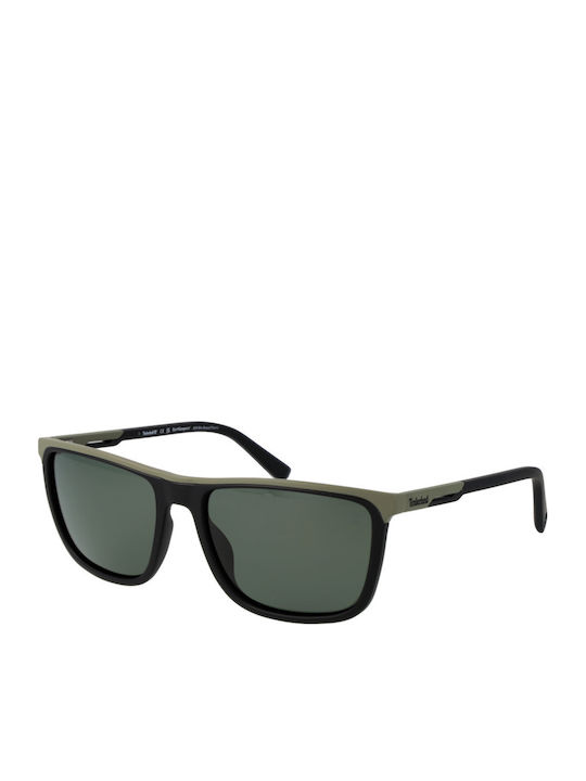 Timberland Unisex Sunglasses with Black Frame and Black Lens TB9302 02R