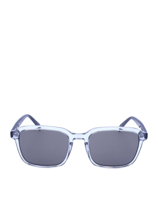 Benetton Unisex Sonnenbrillen mit Transparentem Rahmen und Blauen Gläsern