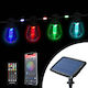 Set 15 Lămpi Solare Suspendate Ghirlandă 3W RGB Bluetooth cu Fotocelulă și Telecomandă IP65