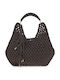 Straw Women's Brown Shoulder Bag