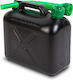5 L Plastic Fuel Canister Pouring Hose Black