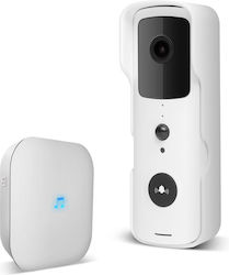 Kabelloses Türglocke Wi-Fi Weiß Kabelloses Türglocke Wi-Fi Weiß