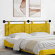 vidaXL Fabric Bed Headboard Cushion Yellow 170x...