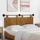 vidaXL Fabric Bed Headboard Cushion Brown 150x55cm