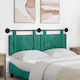 vidaXL Fabric Turquoise Bed Headboard Cushion 1...
