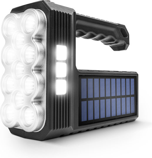 Făclie LED Reîncărcabilă IP55 cu Luminozitate Maximă 1000lm