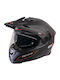 Garibaldi FG110 Matt Schwarz/Rot Motorradhelm Flip-Up ECE 22.06 Gewicht (+/-50 gr) mit Sunvisor