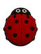 Decorative Shoe Charm Red
