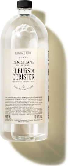 L'Occitane Cherry Blossom Refill Bubble Bath Gel & Cherry Scent 500ml