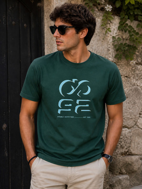 Double T-shirt Forest Green