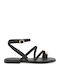 Leather Women's Sandals Black