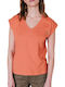 Women's T-shirt Coral 67CB2TS800 Argile