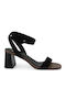 Sandale De Catifea Negre Πέδιλα