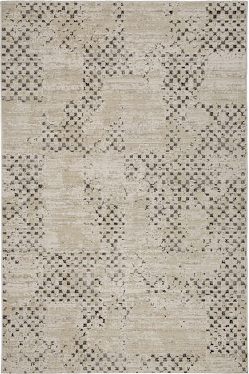 Biokarpet Wohnzimmer Teppich Senbrun 9305a Weiß P Vison 140x200