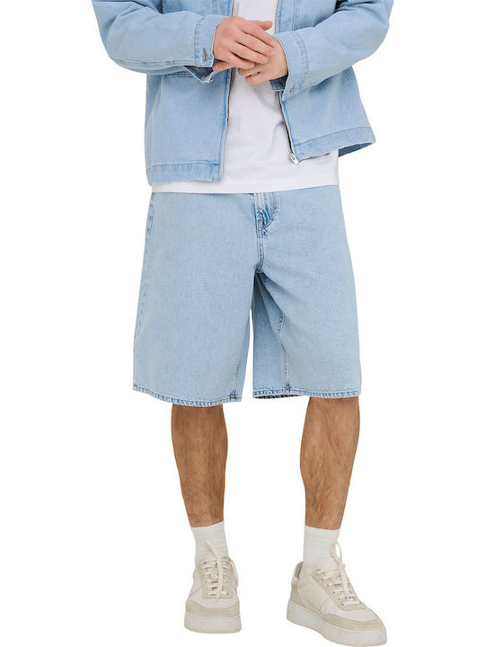 Ανδρική Βερμούδα Τζιν Light Blue Denim