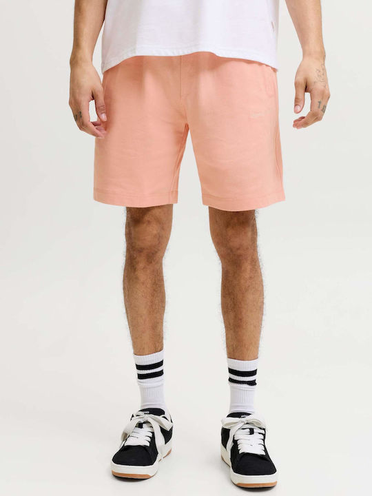 Jack & Jones Αθλητική Ανδρική Βερμούδα Ροζ