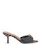 Mules With High Heel In Black Colour