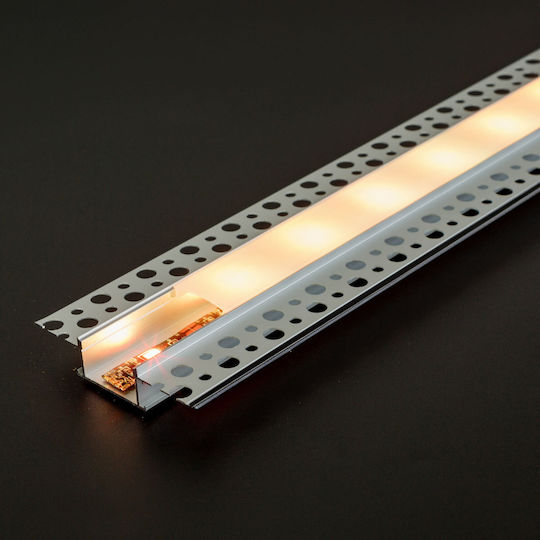 Алуминиев Вграден Профил За Гипсокартон 1 М Профил За LED Ленти Профил За LED Ленти Канал