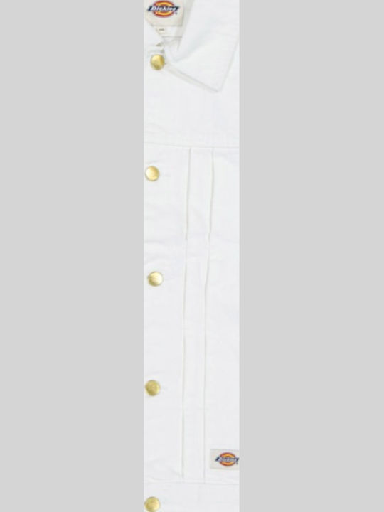 Dickies Selvedge Pleated Τζιν Μπουφάν Λευκό