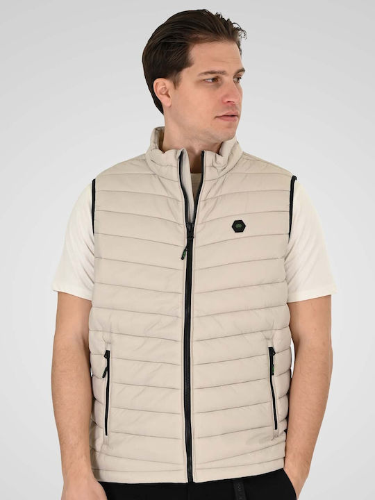 Double Αμάνικο Μπουφάν Puffer Beige