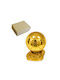 Golden Football Ball Trophy Ballon On Base
