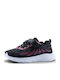 Kids Sneakers with Hoop & Loop Closure Black