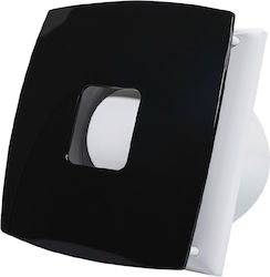 Aca Wall Bathroom Ventilator 175mm Black