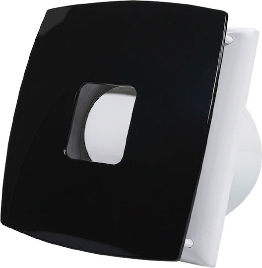 Aca Wandventilator Badezimmer 175mm Schwarze