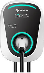 Solplanet Επιτοίχιος Σταθμός Φόρτισης 22kW με Ενσωματωμένο Καλώδιο Type 2 (SOL22EV-O)