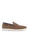 Leather Men's Loafers in Brown Colour