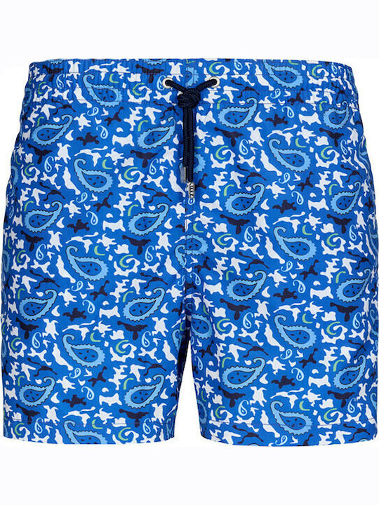 Costum De Baie Bărbați Pantaloni Scurți Albaștri