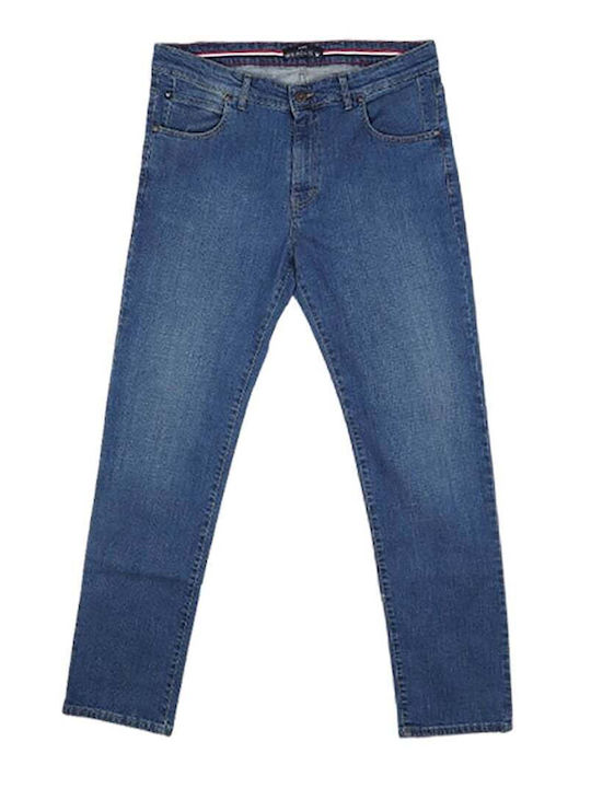 Unipol Men's Elastic Jeans Pants with Regular F...