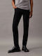Men's Jeans Pants with Slim Tapered Fit Black
