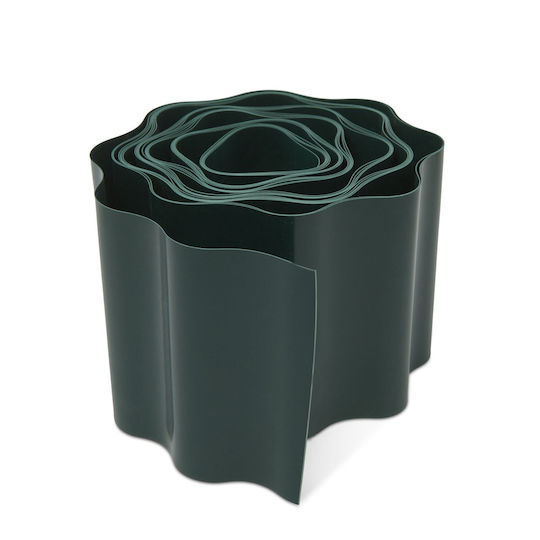 Gard Gard De Grădină 6 M 10 Cm Separator De Iarbă Și Pietriș Verde Plastic Instalare Ușoară