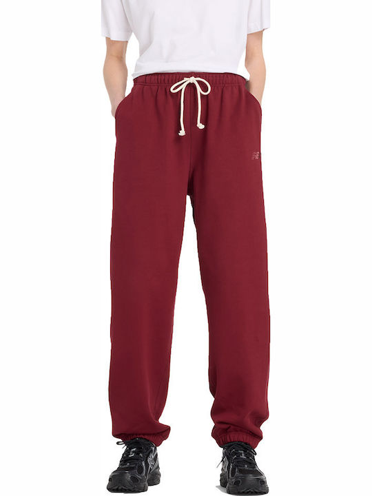 Men's Sweatpants with Elastic Monarch Burgundy