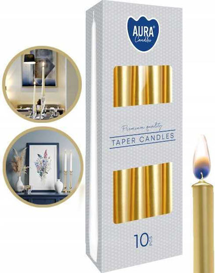 Aura Glass Dekorative Tischlampen Wachs-Politur 10τμχ