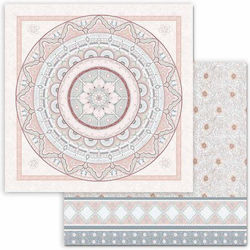 Stamperia Scrapbooking-Papier 30,5x30,5cm Beidseitiges Mandala Lace