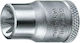 Gedore Torx Socket with 3/8" Frame Host Size E10