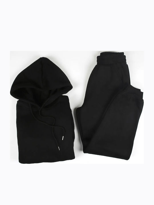 Set Treninguri Cu Glugă Negru Mărimea L
