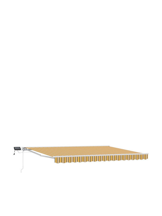 vidaXL Terrasse Zelt mit LEDs Gelbe 5x3m